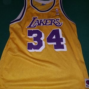 Vintage Shaquille O'Neal Authentic Champion Jersey